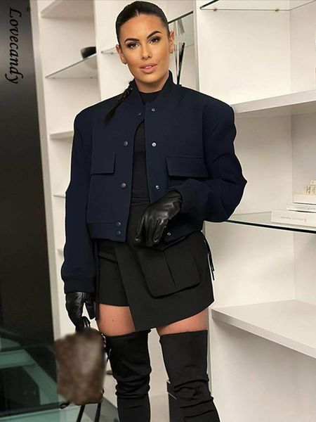 women s jackets mantel lengan panjang leher o wanita baru 2023 jaket crop saku biru gelap atasan streetwear 230517, Black;brown
women s jackets mantel lengan panjang leher o wanita baru 2023 jaket crop saku biru gelap atasan streetwear 230517, Black;brown