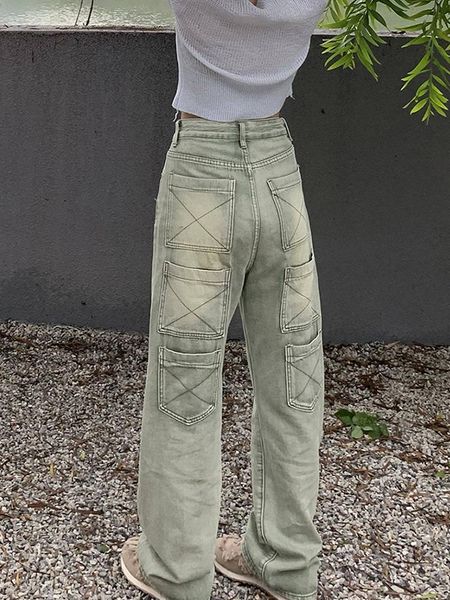 jeans straight loose women jeans fashion streetwear y2k casual pockets washed denim trousers korean retro harajuku hip hop jean pants, Blue
jeans straight loose women jeans fashion streetwear y2k casual pockets washed denim trousers korean retro harajuku hip hop jean pants, Blue