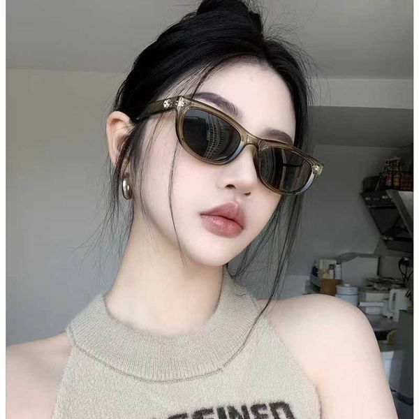 g sunglasses m new high-end women's small summer uv protection sun shading cool girl glasses frame driving, White;black
g sunglasses m new high-end women's small summer uv protection sun shading cool girl glasses frame driving, White;black
