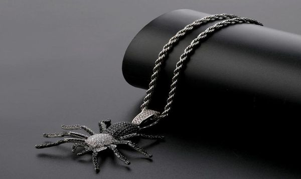 iced out bling cz spider pendants necklaces for men hip hop jewelry charm chains gold silver color drop8096654
iced out bling cz spider pendants necklaces for men hip hop jewelry charm chains gold silver color drop8096654