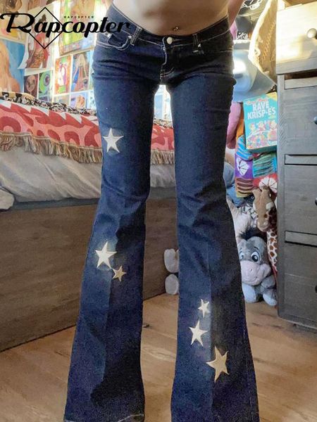 jeans rapcopter y2k star embroidery flare jeans low waisted strecthy trousers women retro cute grunge aesthetic pants fashion jeans, Blue
jeans rapcopter y2k star embroidery flare jeans low waisted strecthy trousers women retro cute grunge aesthetic pants fashion jeans, Blue