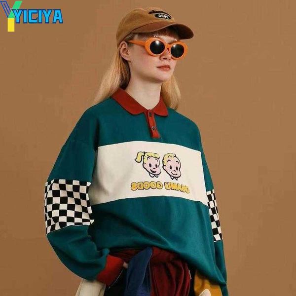 yiciya women's hoodies bebobsons women's loose pullover hoodie spring cartoon embroidered color block original niche design long-s, Black
yiciya women's hoodies bebobsons women's loose pullover hoodie spring cartoon embroidered color block original niche design long-s, Black