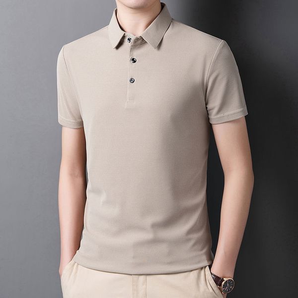 men's polos fashion men summer solid polo shirts korean style daily business short sleeve thin quick dry streetwear loose cotton 23051, White;black
men's polos fashion men summer solid polo shirts korean style daily business short sleeve thin quick dry streetwear loose cotton 23051, White;black