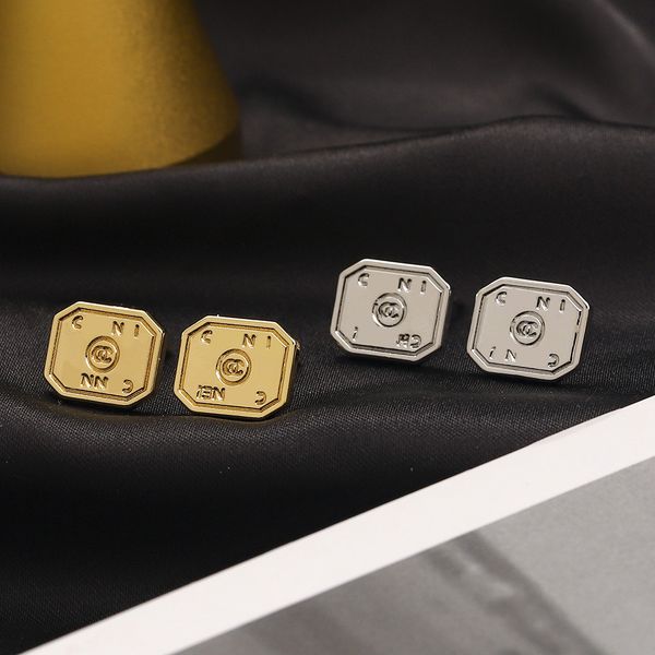 elegant style luxury designers letter earring stud famous women square steel seal earring wedding party jewerlry accessory 20style, Golden;silver
elegant style luxury designers letter earring stud famous women square steel seal earring wedding party jewerlry accessory 20style, Golden;silver