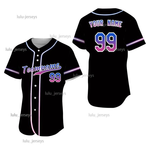 new colorful custom baseball jersey jersey personalized fashion baseball cool gradient color uniforms for men, Blue;black
new colorful custom baseball jersey jersey personalized fashion baseball cool gradient color uniforms for men, Blue;black