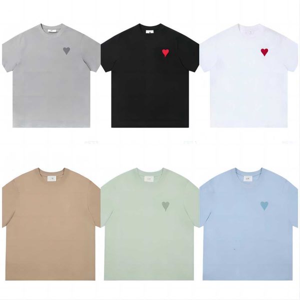 designers amis paris t shirt 2023 spring classic heart solid color big love round neck short sleeve t-shirt tees for men and women l6n, White;black
designers amis paris t shirt 2023 spring classic heart solid color big love round neck short sleeve t-shirt tees for men and women l6n, White;black
