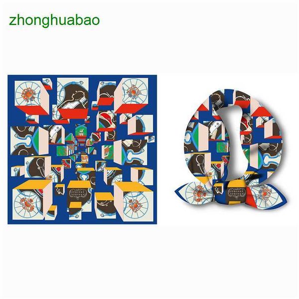 hemres designer scarves french style square women's twill silk decoration professional ribbon versatile suit small scarf hair band, Blue;gray
hemres designer scarves french style square women's twill silk decoration professional ribbon versatile suit small scarf hair band, Blue;gray