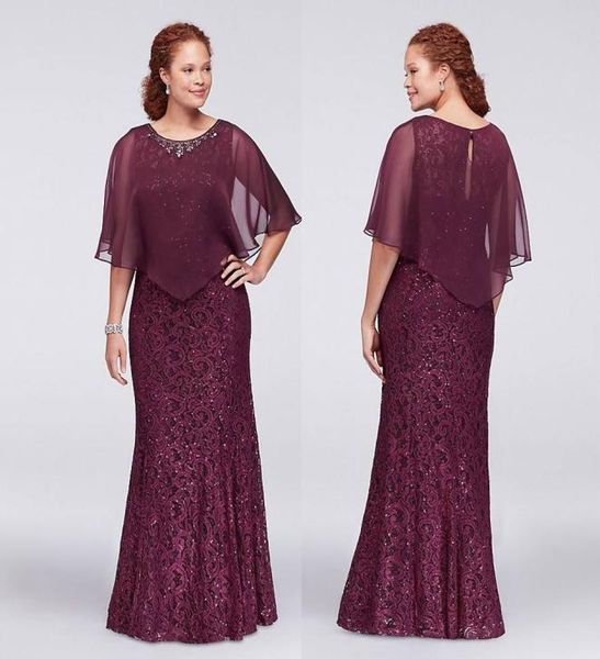 burgundy plus size lace formal dresses with wrap beaded jewel neck mermaid evening gowns floor length prom dress7078438, Black
burgundy plus size lace formal dresses with wrap beaded jewel neck mermaid evening gowns floor length prom dress7078438, Black
