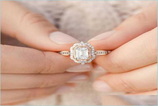 band rings plated rose gold zircon gemstone square diamond princess ring fashion engagement female jewelry gift drop delivery 20217341920, Silver
band rings plated rose gold zircon gemstone square diamond princess ring fashion engagement female jewelry gift drop delivery 20217341920, Silver