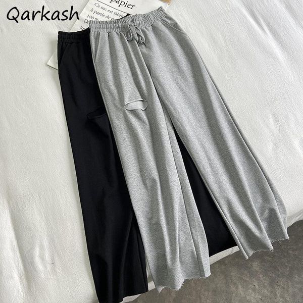 capris pants women wide leg simple holes fashionable streetwear loose drawstring high waist leisure students allmatch harajuku mujer, Black;white
capris pants women wide leg simple holes fashionable streetwear loose drawstring high waist leisure students allmatch harajuku mujer, Black;white