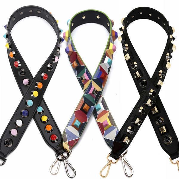 bag parts accessories genuine leather shoulder strap with rivet for women removable diy handbag wide straps belt 230517, Black
bag parts accessories genuine leather shoulder strap with rivet for women removable diy handbag wide straps belt 230517, Black