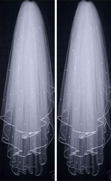 2022 two layer short tulle wedding bridal veils with beading ribbon edge accessories for bridal6898148, Black
2022 two layer short tulle wedding bridal veils with beading ribbon edge accessories for bridal6898148, Black