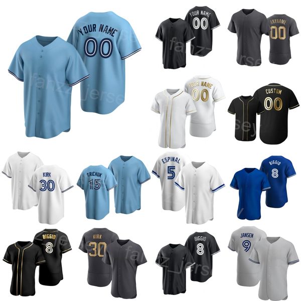 baseball 9 danny jansen jersey 8 cavan biggio 5 santiago espinal 15 whit merrifield 30 alejandro kirk 13 brandon belt custom name number emb, Blue;black
baseball 9 danny jansen jersey 8 cavan biggio 5 santiago espinal 15 whit merrifield 30 alejandro kirk 13 brandon belt custom name number emb, Blue;black