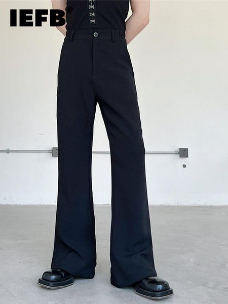 pants iefb new korean fashion leisure bell bottoms men's pants personality style versatile trend 2023 solid color simple male trousers, Black
pants iefb new korean fashion leisure bell bottoms men's pants personality style versatile trend 2023 solid color simple male trousers, Black