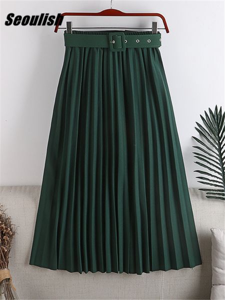 skirts seoulish high waist women's pleated skirts with belted spring summer minimalism elegant office female midi skirts saia 230518, Black
skirts seoulish high waist women's pleated skirts with belted spring summer minimalism elegant office female midi skirts saia 230518, Black