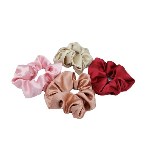 elastic rubber band silk fabric hair tie multicolour women simple trendy retro roll satin scrunchies elegant hair accessories black purple b, Slivery;white
elastic rubber band silk fabric hair tie multicolour women simple trendy retro roll satin scrunchies elegant hair accessories black purple b, Slivery;white