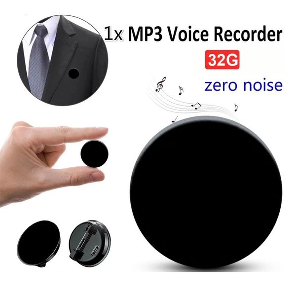 Image of Digital Voice Recorder Perekam suara Mini bros mikro perekam profesional jarak jauh rekaman pemutar MP3 Dictaphone 8 32 GB 230517