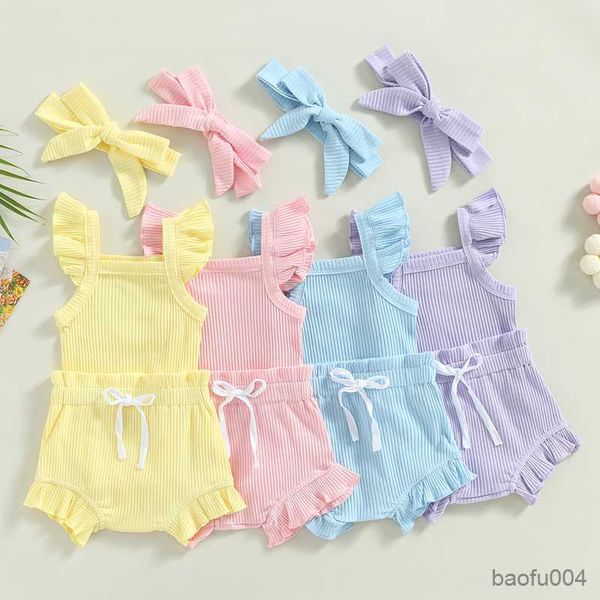 clothing sets 0-18m summer lovely toddler baby girls boys clothes sets solid knit ruffles sleeve bodysuit shorts 2pcs clothes r230718, White
clothing sets 0-18m summer lovely toddler baby girls boys clothes sets solid knit ruffles sleeve bodysuit shorts 2pcs clothes r230718, White