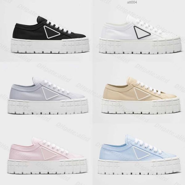 double wheel nylon gabardine sneakers platform thick sole casual shoes designer luxury gabardine classic canvassolid color non-slip lace up, Black
double wheel nylon gabardine sneakers platform thick sole casual shoes designer luxury gabardine classic canvassolid color non-slip lace up, Black