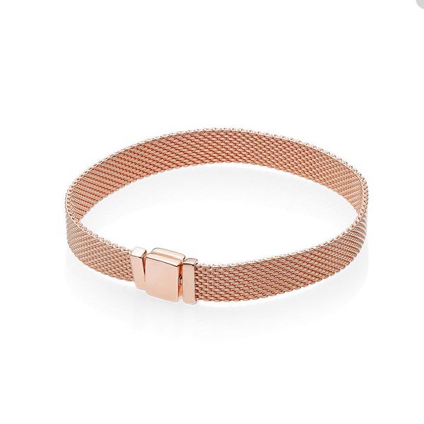 luxury rose gold mesh bracelet for pandora 925 sterling silver designer bracelets for women mens girlfriend gift couple bracelet wedding jew, Golden;silver
luxury rose gold mesh bracelet for pandora 925 sterling silver designer bracelets for women mens girlfriend gift couple bracelet wedding jew, Golden;silver