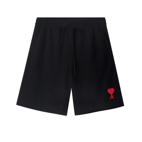 ami amoring love men's and women's same casual versatile loose capris sports shorts summer, White;black
ami amoring love men's and women's same casual versatile loose capris sports shorts summer, White;black