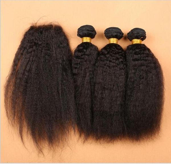 7a malaysian kinky straight human hair with lace closure 4pcs lot malaysian italian coarse yaki hair weave bundles 3pcs with closu8047233, Black
7a malaysian kinky straight human hair with lace closure 4pcs lot malaysian italian coarse yaki hair weave bundles 3pcs with closu8047233, Black