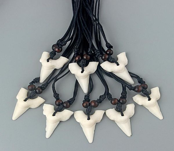 drop 12pcs black wax cotton cord faux yak bone white shark tooth teeth pendant neckalce9017708, Silver
drop 12pcs black wax cotton cord faux yak bone white shark tooth teeth pendant neckalce9017708, Silver