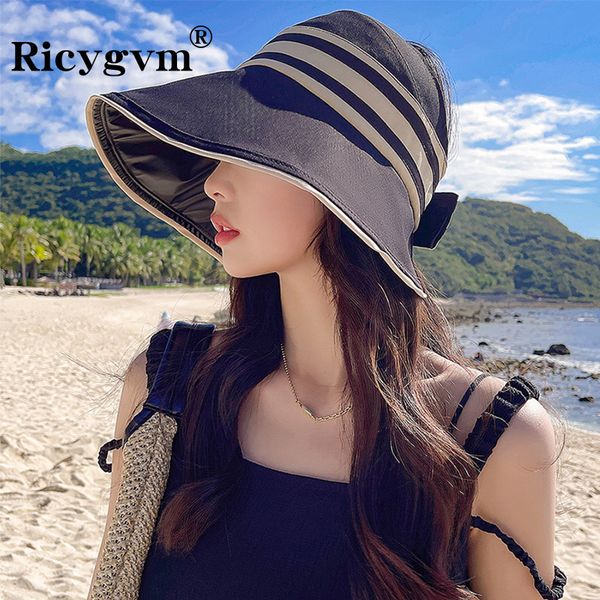 wide brim hats bucket upf50 vinyl sun hat stripe woman uv protection foldable casual sunhat summer outdoor beach lady sunscreen cap 230517, Blue;gray
wide brim hats bucket upf50 vinyl sun hat stripe woman uv protection foldable casual sunhat summer outdoor beach lady sunscreen cap 230517, Blue;gray