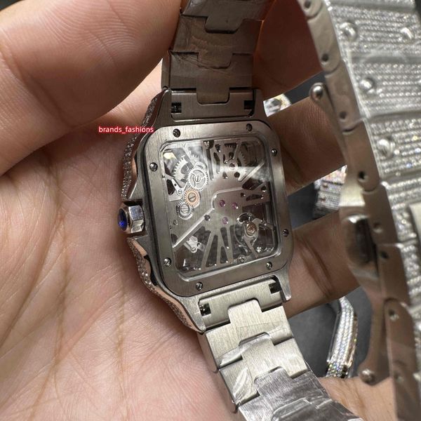 skeleton diamond dial watches the latest men's hip hop watch in 2023 silver case iced out large diamond bezel quartz movement wristwatc, Slivery;brown
skeleton diamond dial watches the latest men's hip hop watch in 2023 silver case iced out large diamond bezel quartz movement wristwatc, Slivery;brown