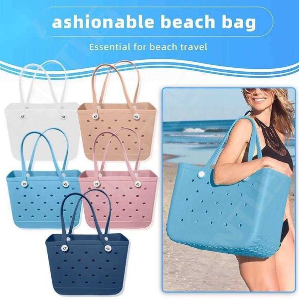 large beach bag storage bag waterproof eva handbag for women bags with holes breathable pouch shopping storages basket 230516
large beach bag storage bag waterproof eva handbag for women bags with holes breathable pouch shopping storages basket 230516