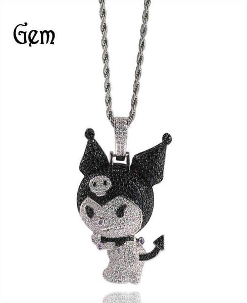 gu meng039s new zircon little devil kuromi kulomi cartoon pendant necklace personalized versatile dign necklace1194251, Silver
gu meng039s new zircon little devil kuromi kulomi cartoon pendant necklace personalized versatile dign necklace1194251, Silver