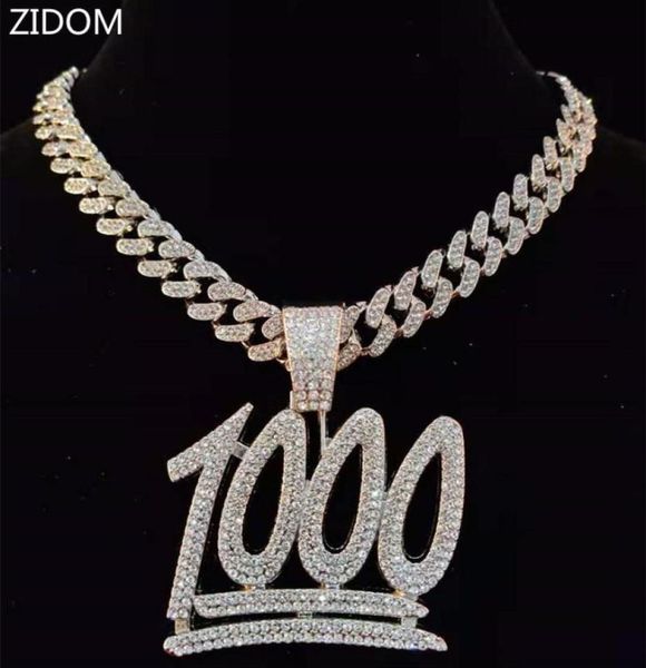 men hip hop 1000 number pendant necklace with 13mm miami cuban chain iced out bling hiphop necklaces male fashion jewelry6463951, Silver
men hip hop 1000 number pendant necklace with 13mm miami cuban chain iced out bling hiphop necklaces male fashion jewelry6463951, Silver