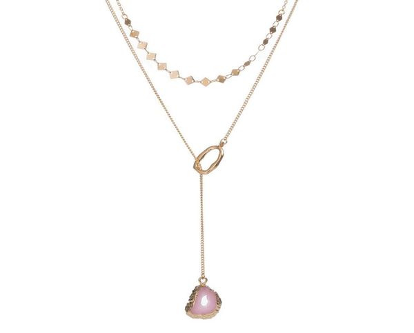 new ladies double necklace pink natural stone multilayer women pendant necklace charm necklace party jewelry accessories7220692, Black
new ladies double necklace pink natural stone multilayer women pendant necklace charm necklace party jewelry accessories7220692, Black