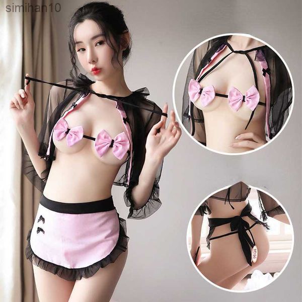 set summer erotic lingerie cute bow maid dress passionate pure love wind see-through uniform temptation jumpsuit l230518, Red;black
set summer erotic lingerie cute bow maid dress passionate pure love wind see-through uniform temptation jumpsuit l230518, Red;black