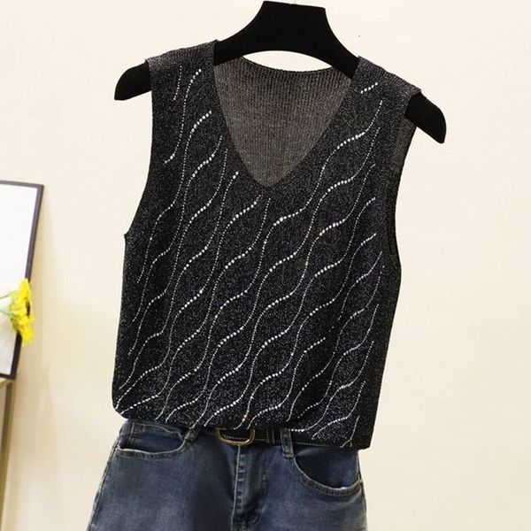 camisoles tanks summer women trend thin knitted camis vest women tank female shine basic slim sleeveless camisole chic 230518, Black;white
camisoles tanks summer women trend thin knitted camis vest women tank female shine basic slim sleeveless camisole chic 230518, Black;white