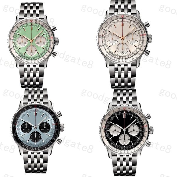 leather strap navitimer wristwatch designer watch full dial work montre de luxe mens mature casual daily fashion watches for men luminous vi, Slivery;brown
leather strap navitimer wristwatch designer watch full dial work montre de luxe mens mature casual daily fashion watches for men luminous vi, Slivery;brown