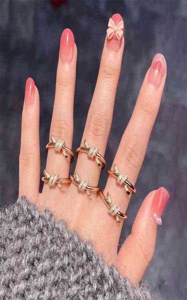 t039s new kont ring female 18k rose golden valley ailing same knot ring male minority high sense8884053, Silver
t039s new kont ring female 18k rose golden valley ailing same knot ring male minority high sense8884053, Silver