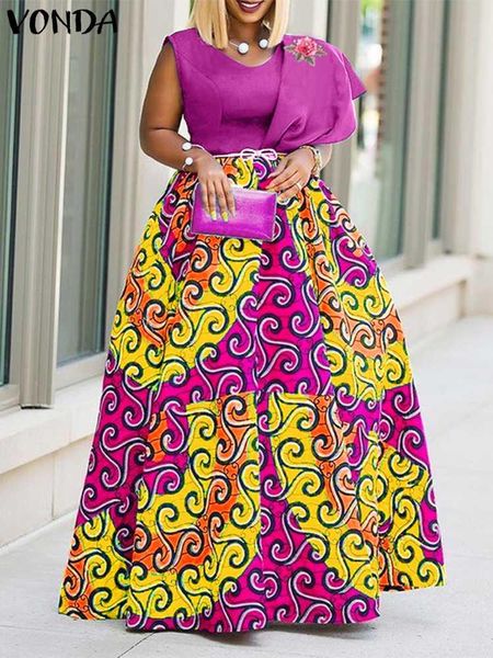 dresses y2k women sleeveless patchwork dress 2023 vonda femme casual loose floral printed evening dress holiday maxi sundress femininas, Black;gray
dresses y2k women sleeveless patchwork dress 2023 vonda femme casual loose floral printed evening dress holiday maxi sundress femininas, Black;gray