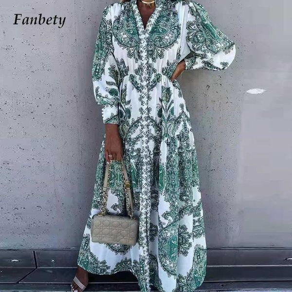 basic casual dresses women elegant boho pattern printed maxi party dress v neck button slit long shirt dress autumn casual long sleeve dress, Black;gray
basic casual dresses women elegant boho pattern printed maxi party dress v neck button slit long shirt dress autumn casual long sleeve dress, Black;gray