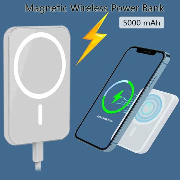 wireless magnetic phone power banks 5000mah capacity wireless charger with official retail box for iphone 14 12 13 pro max portable powerban
wireless magnetic phone power banks 5000mah capacity wireless charger with official retail box for iphone 14 12 13 pro max portable powerban