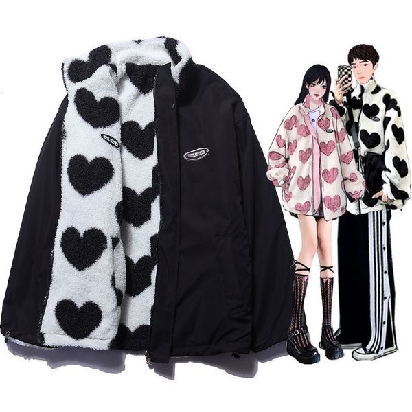 women's jackets love lamb wool winter clothes women padded jacket fashion stand-up collar reversible loose coat 230518, Black;brown
women's jackets love lamb wool winter clothes women padded jacket fashion stand-up collar reversible loose coat 230518, Black;brown