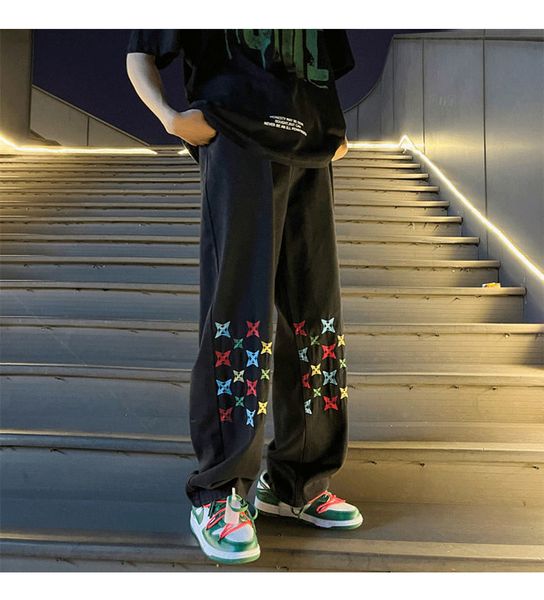 men's jeans spring and autumn embroidered thin straight casual trousers loose drape mopping pants sports trendy 230517, Blue
men's jeans spring and autumn embroidered thin straight casual trousers loose drape mopping pants sports trendy 230517, Blue