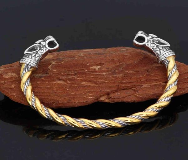 2021 new european and american style gold solid men039s hand bracelet retro nordic viking wolf head open twocolor ring5242375, Black
2021 new european and american style gold solid men039s hand bracelet retro nordic viking wolf head open twocolor ring5242375, Black