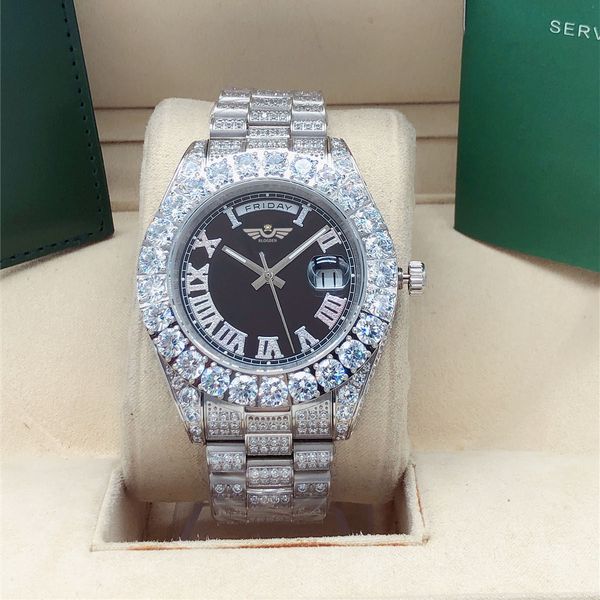 full diamond watch 228238 218238 big diamond bezel 43mm roman dial yellow silver men men's 2813 automatic watches wristwatch black dail, Slivery;brown
full diamond watch 228238 218238 big diamond bezel 43mm roman dial yellow silver men men's 2813 automatic watches wristwatch black dail, Slivery;brown