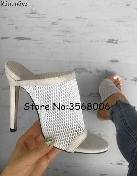 fishnet peep toe thin heeled sandals black white suede slipon high heels mesh lady cutouts summer slippers shoes2935858
fishnet peep toe thin heeled sandals black white suede slipon high heels mesh lady cutouts summer slippers shoes2935858