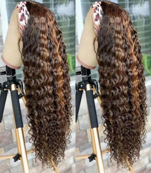 peruvian highlight curly headband for women deep wave human hair machine made ombre blone fit all size head9660975, Black
peruvian highlight curly headband for women deep wave human hair machine made ombre blone fit all size head9660975, Black