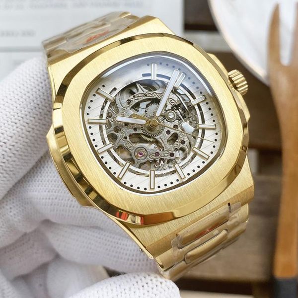 men's watch designer watches mechanical watches stainless steel watch mechanical autonmatic, Slivery;brown
men's watch designer watches mechanical watches stainless steel watch mechanical autonmatic, Slivery;brown