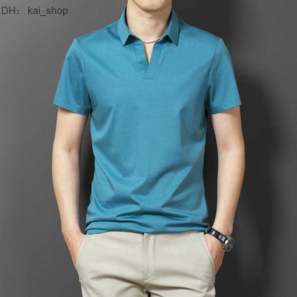 middle aged young short sleeved t-shirts summer thin casual solid color polo shirt breathable ice silk 51, White;black
middle aged young short sleeved t-shirts summer thin casual solid color polo shirt breathable ice silk 51, White;black