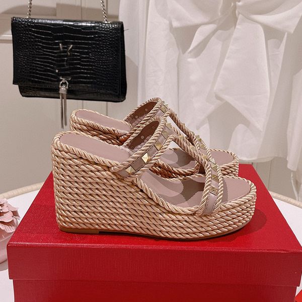 platform pumps mule wedge slippers slides woven espadrille sandals heeled heels open-toe women's luxury designers stud casual party sho, Black
platform pumps mule wedge slippers slides woven espadrille sandals heeled heels open-toe women's luxury designers stud casual party sho, Black