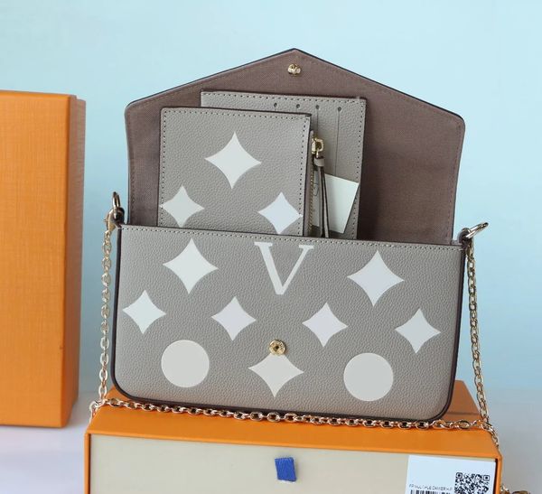 luxury designer 3pcs set pochette felicie chain bag accessories women bags handbag crossbody leather purse fashion shoulder the tote bag wal
luxury designer 3pcs set pochette felicie chain bag accessories women bags handbag crossbody leather purse fashion shoulder the tote bag wal
